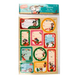 Set de 2 Hojas de Stickers Navidad Disney 10 un.