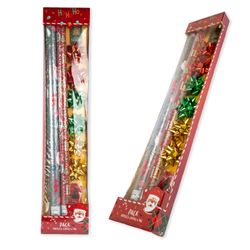 Set de 2 Papel y Tarjetas Navidad Cinta