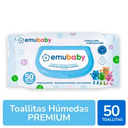 Toallas Húmedas Emubaby Premium 50 un.