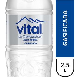 Agua Mineral Vital Gasificada 2.5 L