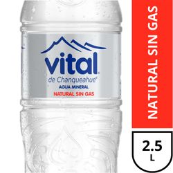 Agua Mineral Vital Sin Gas 2.5 L