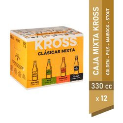 Pack 12 un. Cerveza Kross Variedades 5.3° 330 cc