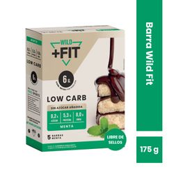 Barra Menta Chocolate Wild Fit Low Carb 5 un. 175 g