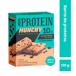 Barra Proteína Wild Protein Munchy Choco Chips 120 g 4 un.