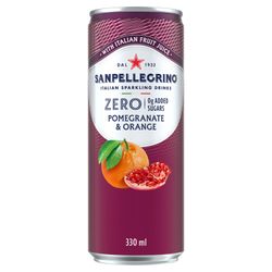 Agua Saborizada San Pellegrino Zero Melograno 330 cc