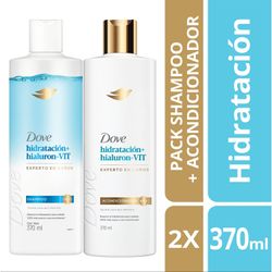 Shampoo Dove y Acondicionador 370 ml