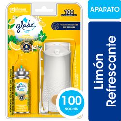 Aromatizante Glade Toque Limón Refrescante Aparato + Repuesto 9 g