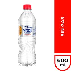 Agua Mineral Vital Sin Gas 600 ml