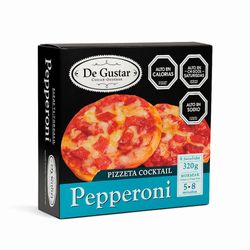 Pizzeta Degustar Pepperoni 8 un.