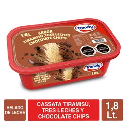 Helado Trendy Tiramisú 3 Leches Chocolate 1.8 L