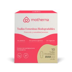 Toallas Higiénicas Bio Motherna Ultra 10 un.