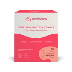 Toallas Higiénicas Bio Motherna Nocturna 10 un.