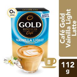 Café Sobres Gold Tentaciones Vainilla Light 8 un. 15 g, 120 g neto
