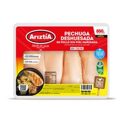 Pechuga de Pollo Deshuesada Ariztía Sin Piel 850 g