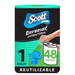 Toalla de Papel Reutilizable Scott Duramax Antibacterial 1 Rollo 48 un.