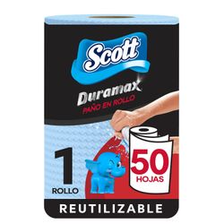Toalla de Papel Reutilizable Scott Duramax Azul 1 Rollo 50 un.