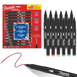 Marcadores Acrílicos Sharpie Punta Fina Colores Básicos 5 un.