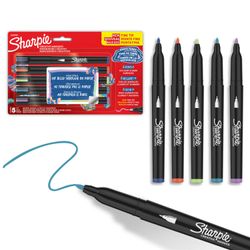 Marcadores Acrílicos Sharpie Punta Fina Colores de la Naturaleza 5 un.