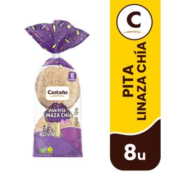 Pan Pita Castaño Chía Linaza 300 g