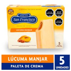 Pack Paleta Helado San Francisco Lúcuma 68 g 5 un.
