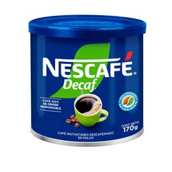 Café Nescafé Decaf Tarro 170 g