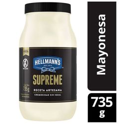 Mayonesa Hellmann's Supreme Artesana Frasco 735 g