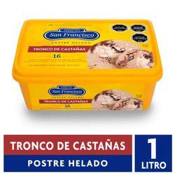 Helado San Francisco Tronco de Castaña 1 L