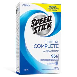 Desodorante Crema Speed Stick Clinical Complete Dry 55 g