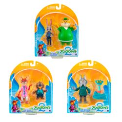 Figura Zootopia 8 cm Pack 2 un.