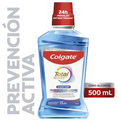 Enjuague Bucal Colgate Total Clean Mint 500 ml