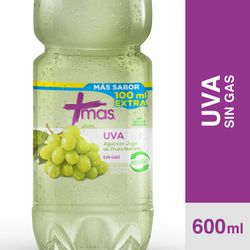 Agua Saborizada Mas Uva Sin Gas 600 ml