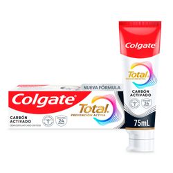 Pasta Dental Colgate Total Carbón Activado 75 ml