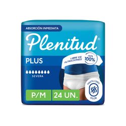 Ropa Interior Desechable Plenitud Protect Plus Talla P/M 24 un.