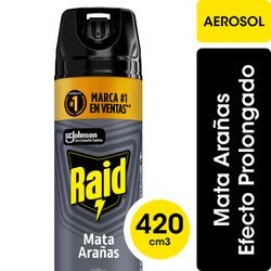 Insecticida Raid Arañas Aerosol 420 ml