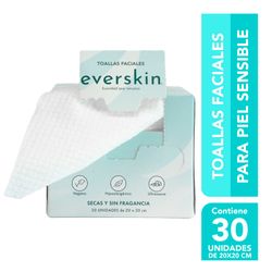 Toallas Faciales Everskin 20 x 20 cm 30 un.