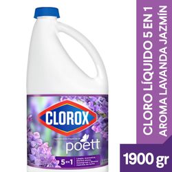 Cloro Clorox Flores de Lavanda 1.9 kg