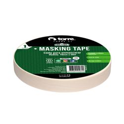 Cinta Masking Torre Crema 18 mm x 40 m