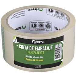 Cinta de Embalaje Torre Transparente 48 mm x 40 m