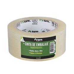 Cinta de Embalaje Torre Transparente 48 mm x 100 m