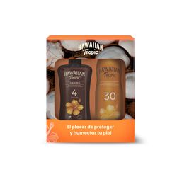 Pack Hawaiian Tropic Aceite F4 Carrot F30 240 ml