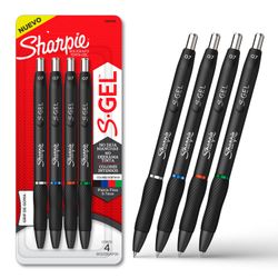 Lápiz Gel Sharpie Colores Clásicos 0.7 mm 4 un