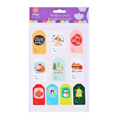 Sticker de Navidad Village 20 un. 2 Hojas