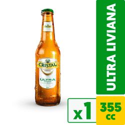 Cerveza Cristal Ultra 3.5° Botella 355 cc