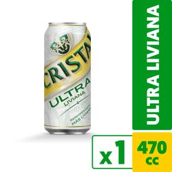Cerveza Cristal Ultra 3.5° Lata 470 cc