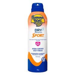 Bloqueador Banana Boat Dry Balance Sport F50 170 cc