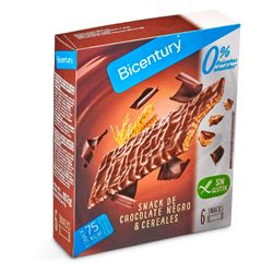 Galletas Snack Bicentury Chocolate Negro Sin Azúcar Añadida 102 g