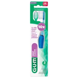 Cepillo Dental Gum Deep Clean Soft 2 un.