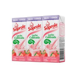 Leche Cultivada Soprole Frutilla 170 ml