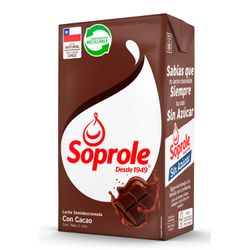 Leche Soprole Semidescremada Chocolate 1 L