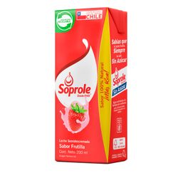 Leche Soprole Semidescremada Frutilla 200 ml
